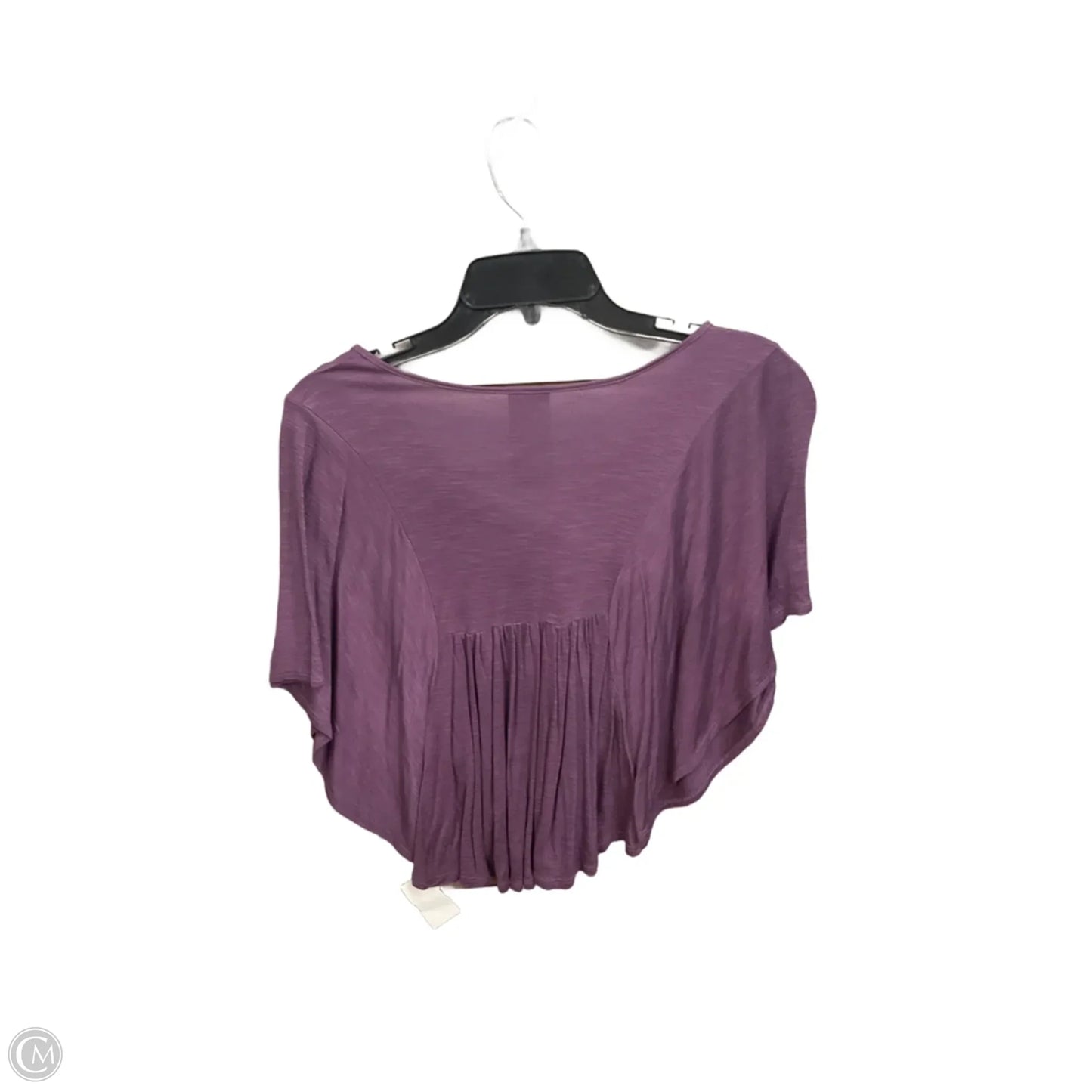 Top Short Sleeve By Cmc In Purple, Size: S