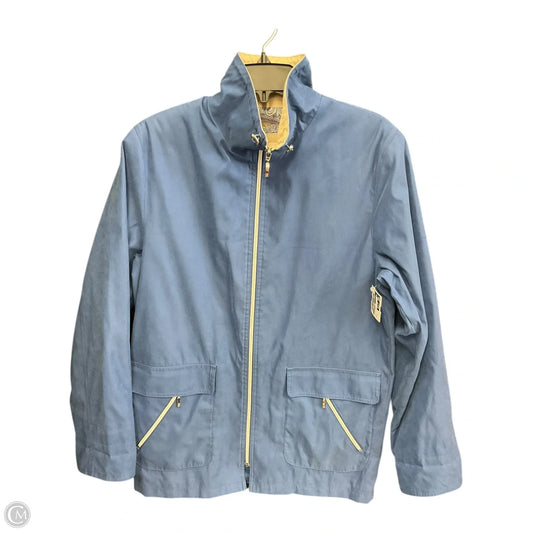 Jacket Other By Liz Claiborne In Blue & Brown, Size: S