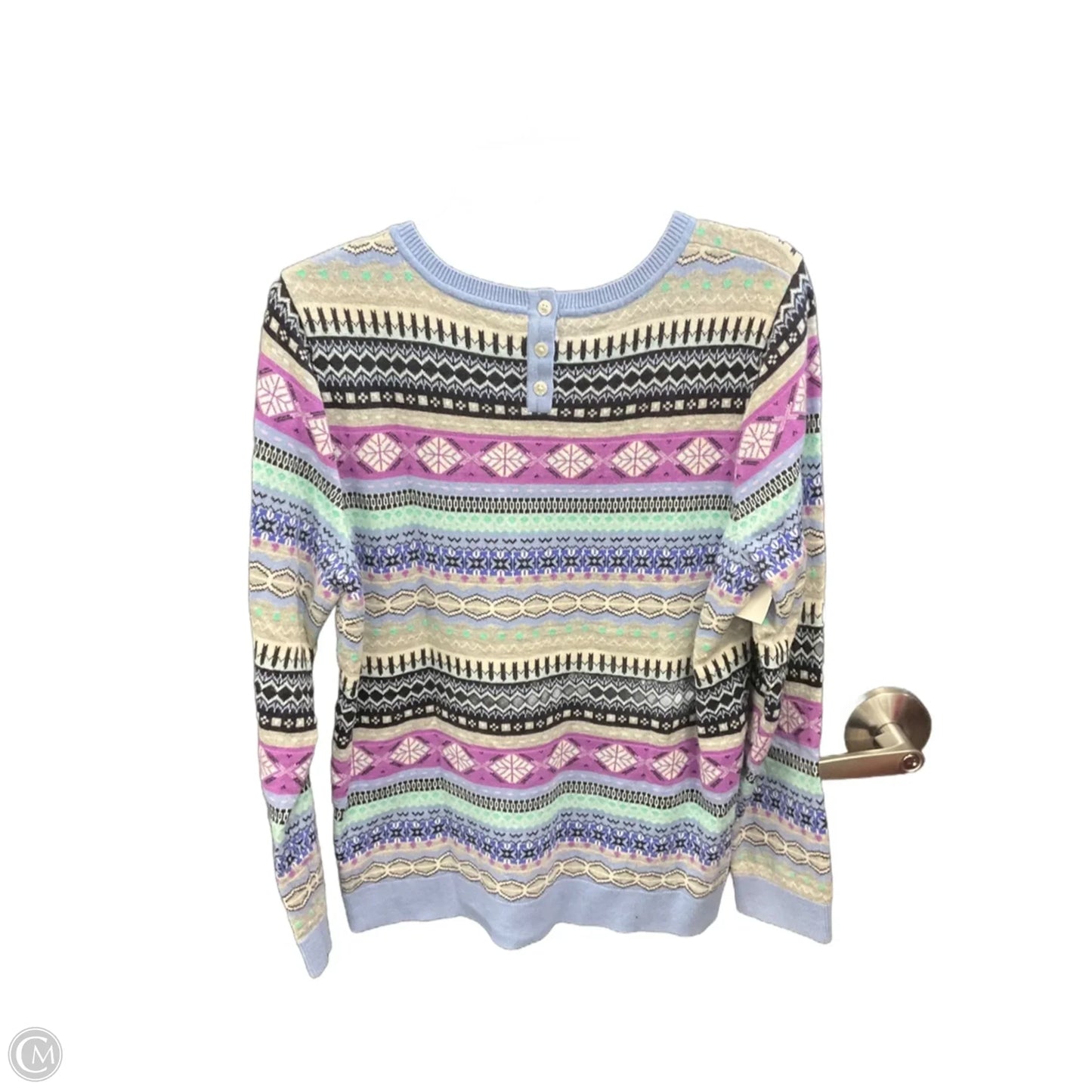 Sweater By Talbots In Multi-colored, Size: L