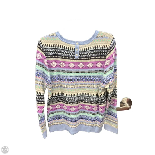 Sweater By Talbots In Multi-colored, Size: L