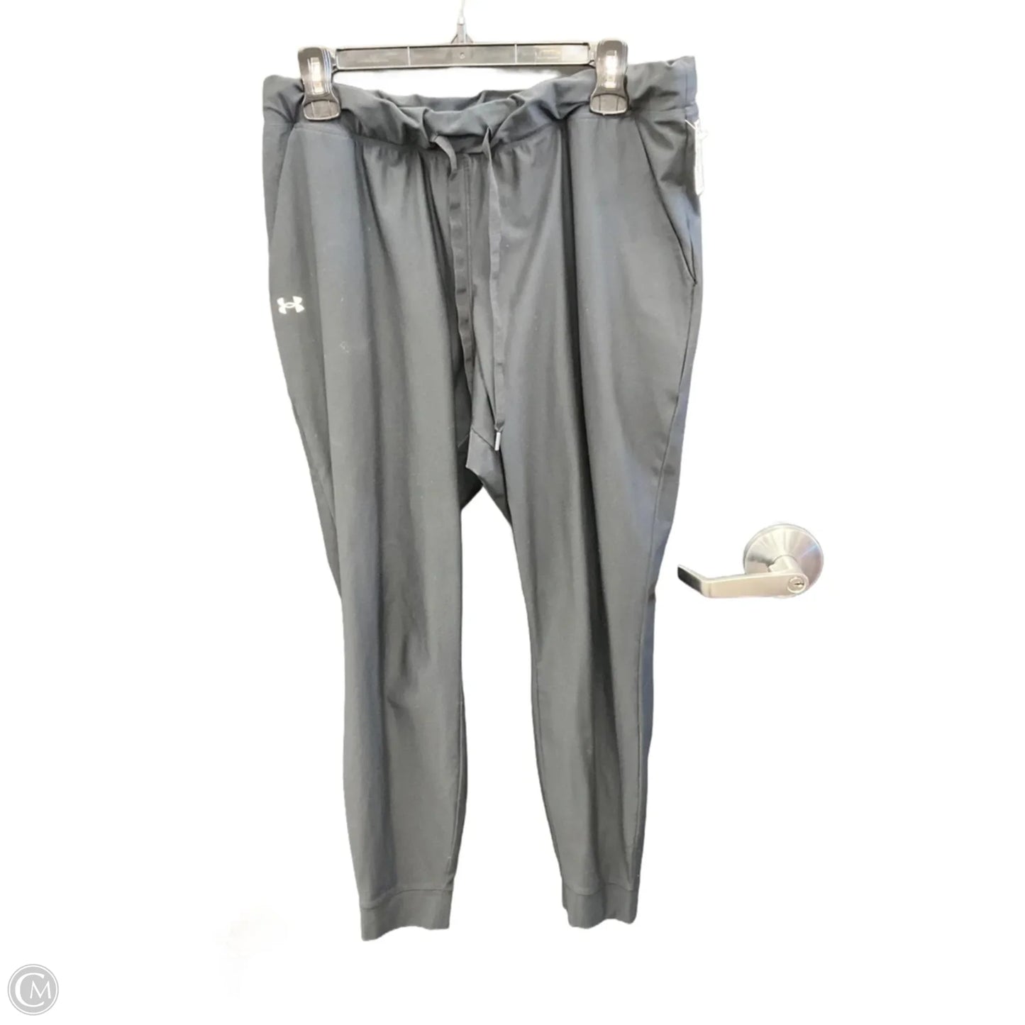 Athletic Pants By Under Armour In Black, Size: L