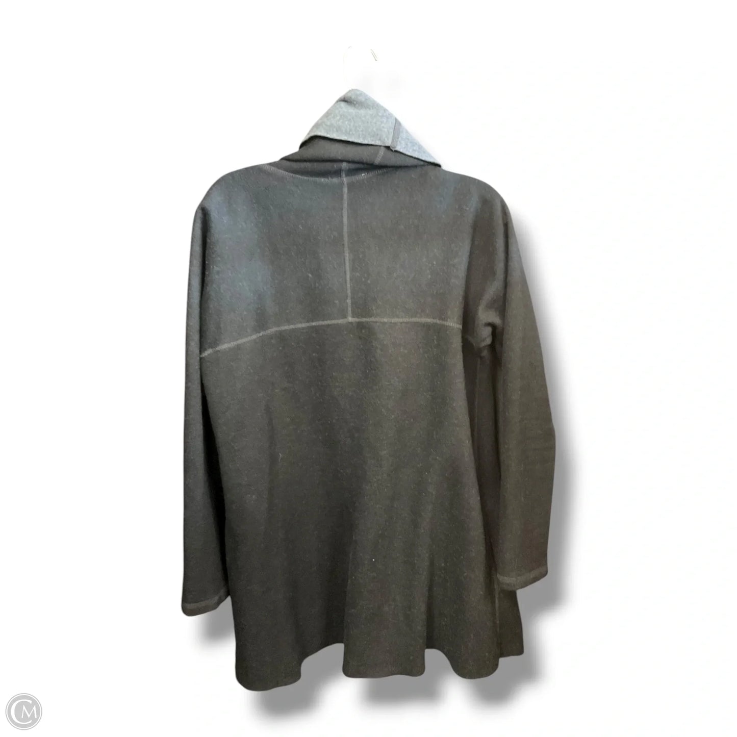 Cardigan By Peyton Jensen In Black & Grey, Size: M