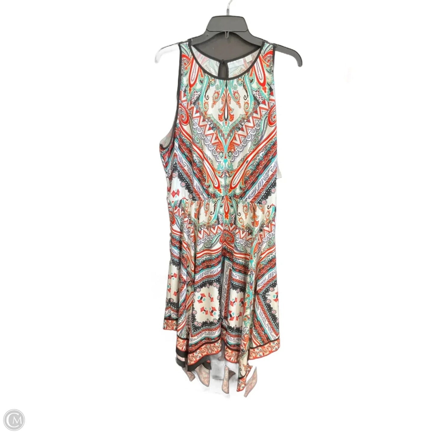 Dress Casual Midi By New York And Co In Multi-colored, Size: Xl