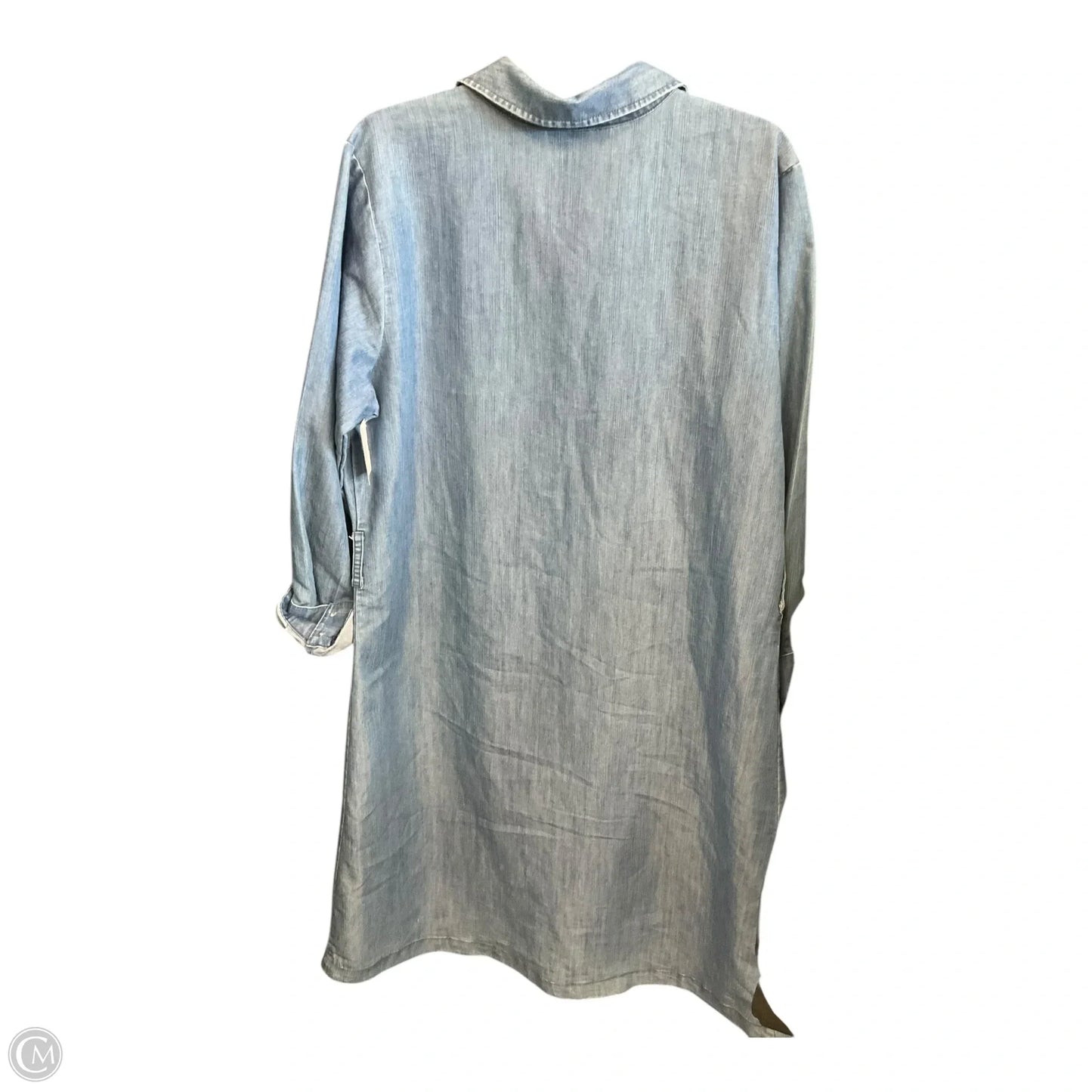 Dress Casual Maxi By Ashley Stewart In Blue Denim, Size: Xl