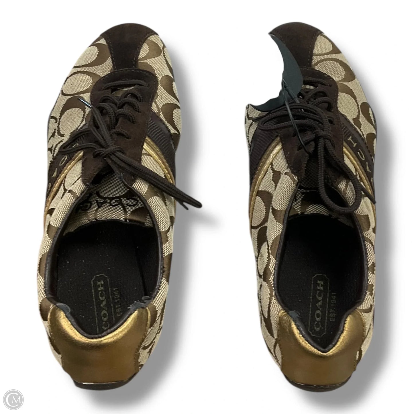 Shoes Designer By Coach In Brown, Size: 7.5