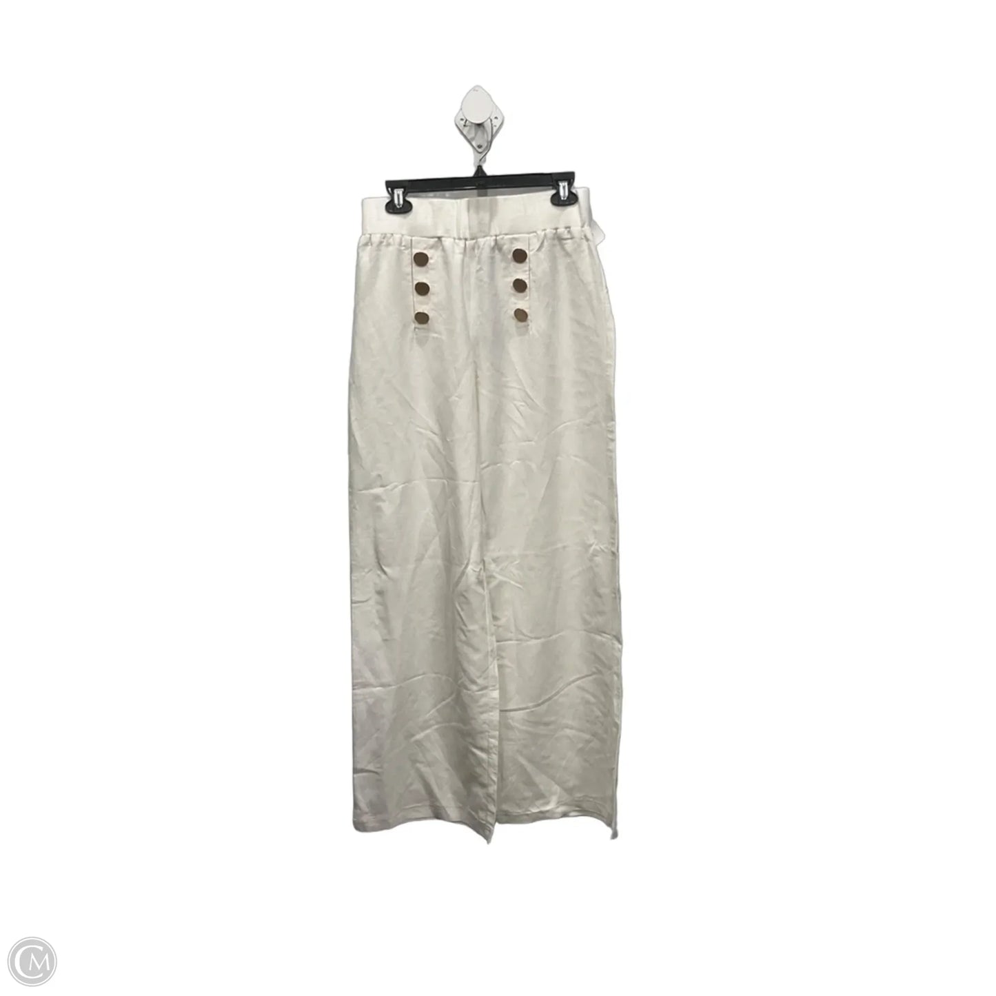 Pants Linen By Robert Louis In White, Size: 4