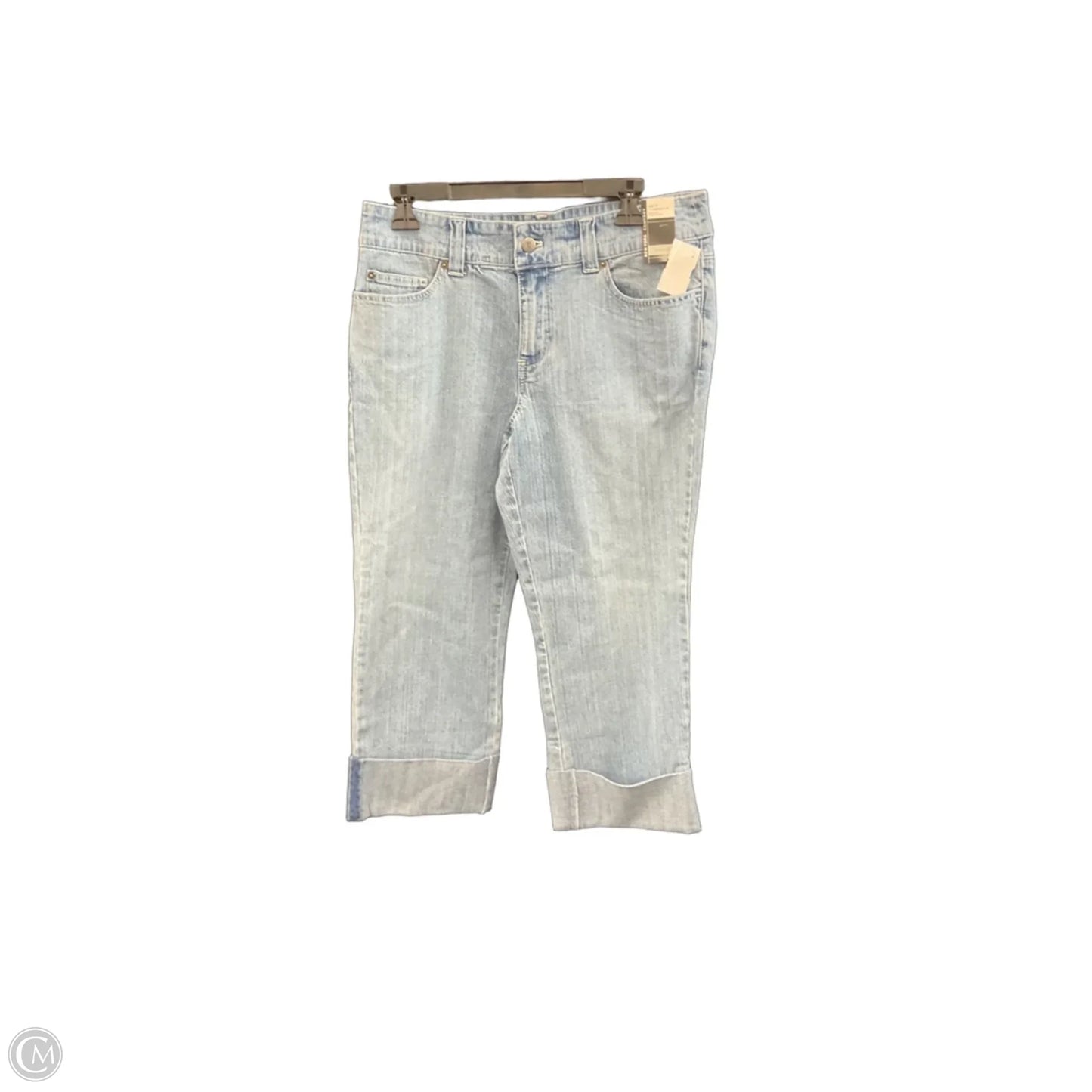 Jeans Straight By New York And Co In Blue Denim, Size: 10l