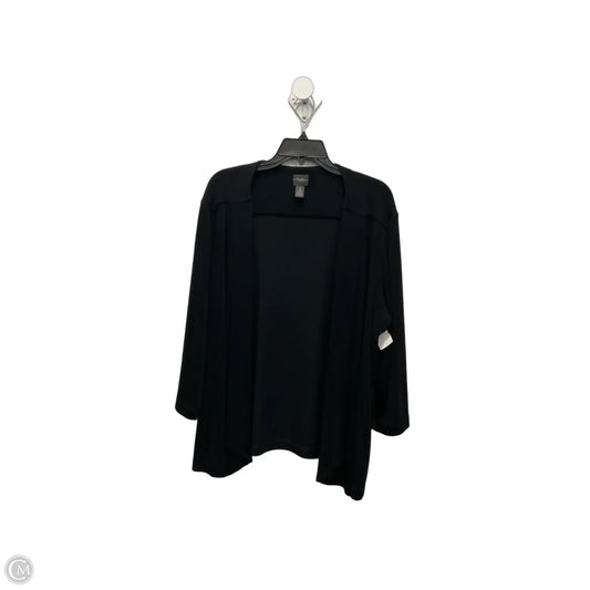 Cardigan By Chicos In Black, Size: Xl
