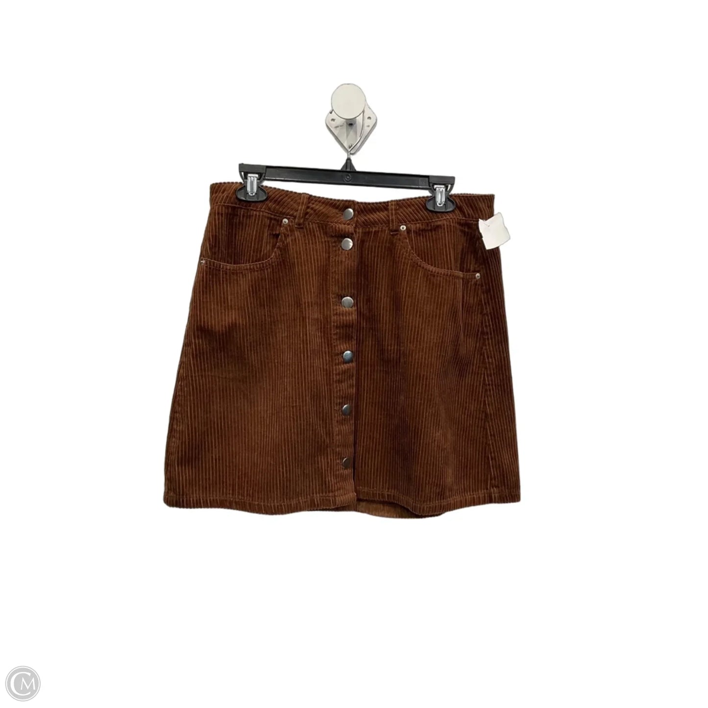 Skirt Mini & Short By Blue Rain In Brown, Size: 12