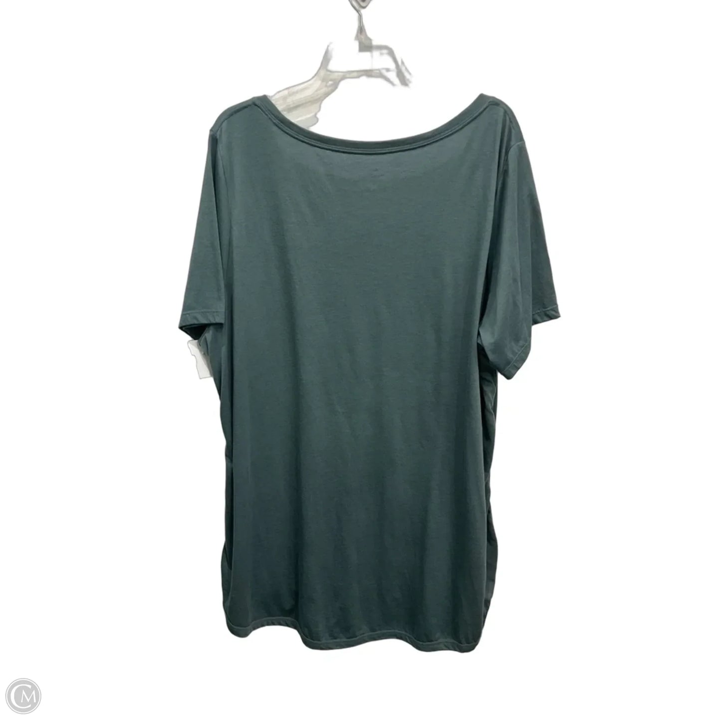 Athletic Top Short Sleeve By Nike Apparel In Green, Size: 2x