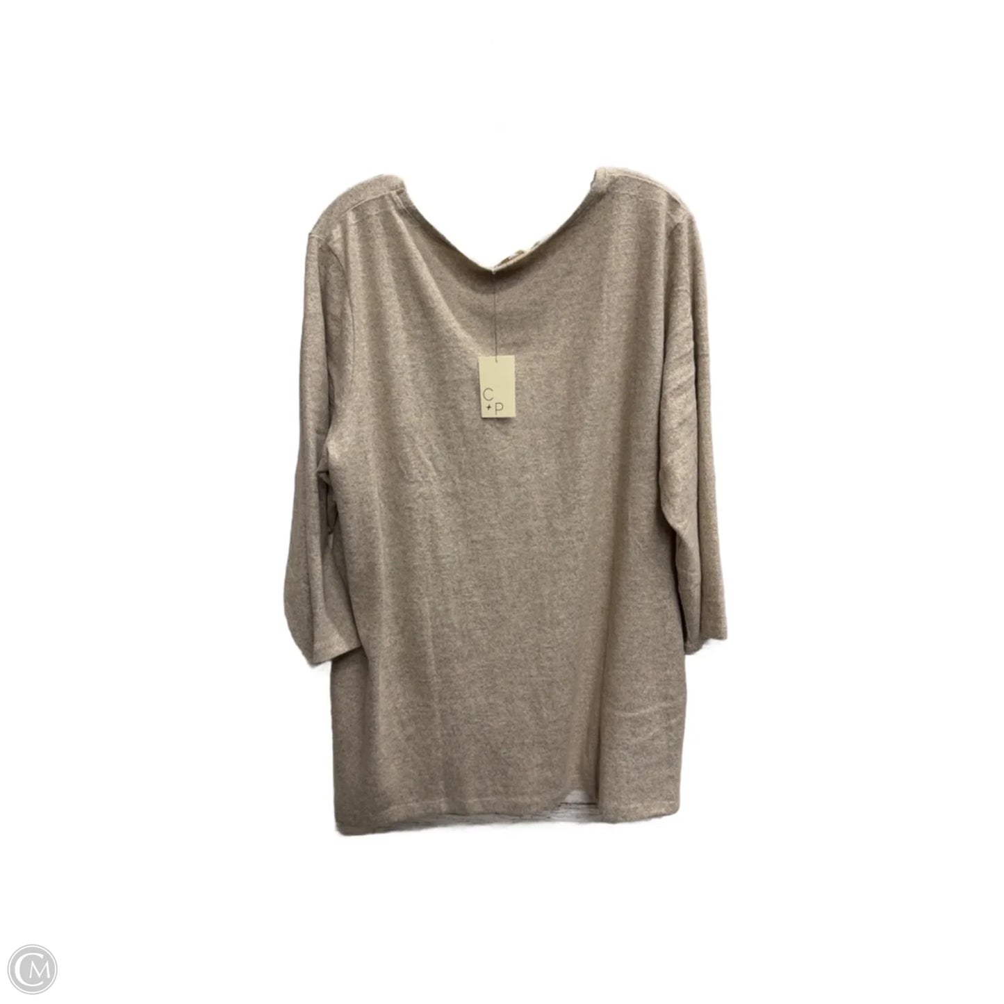 Top Long Sleeve By Clothes Mentor In Animal Print, Size: Xxl