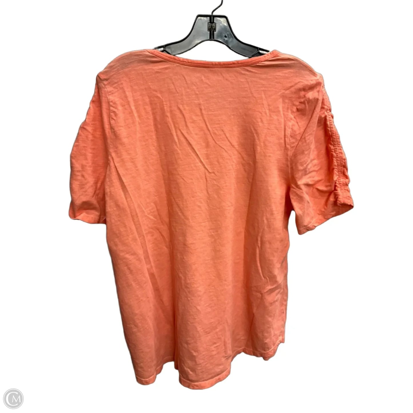 Top Short Sleeve By Lane Bryant In Orange, Size: Xl