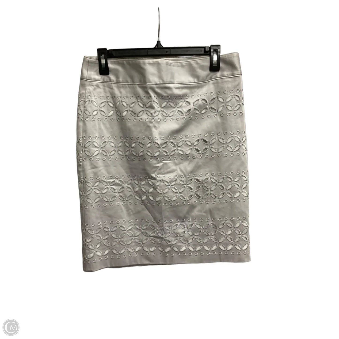 Skirt Mini & Short By White House Black Market In Silver, Size: 6