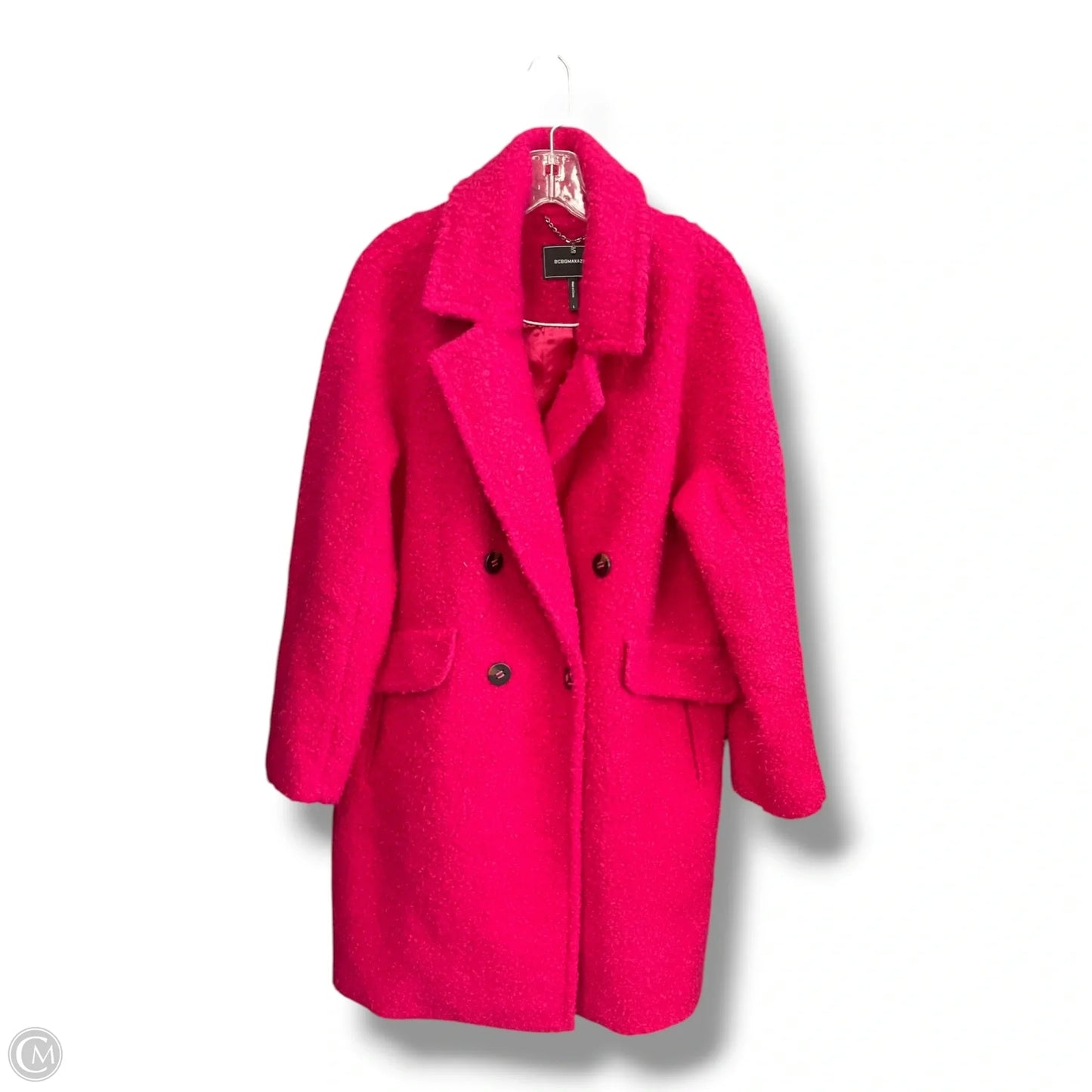 Coat Faux Fur & Sherpa By Bcbgmaxazria In Pink, Size: L