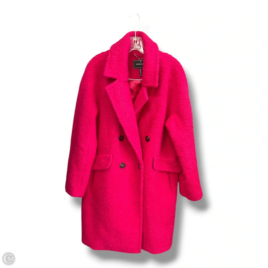 Coat Faux Fur & Sherpa By Bcbgmaxazria In Pink, Size: L