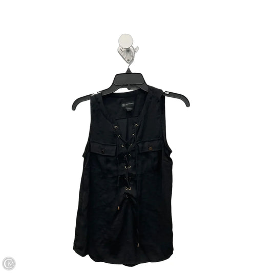 Top Sleeveless By International Concepts In Black, Size: Mp
