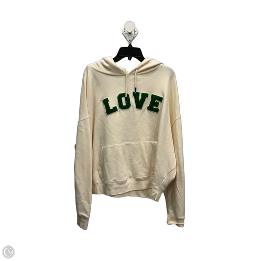 Sweatshirt Designer By Tory Burch In White, Size: L