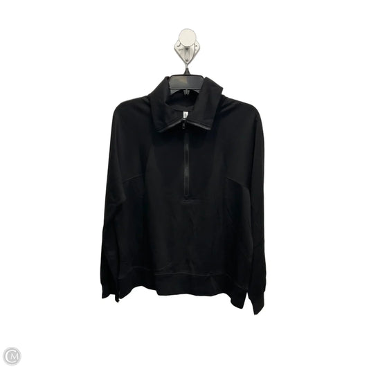Athletic Jacket By Clothes Mentor In Black, Size: L