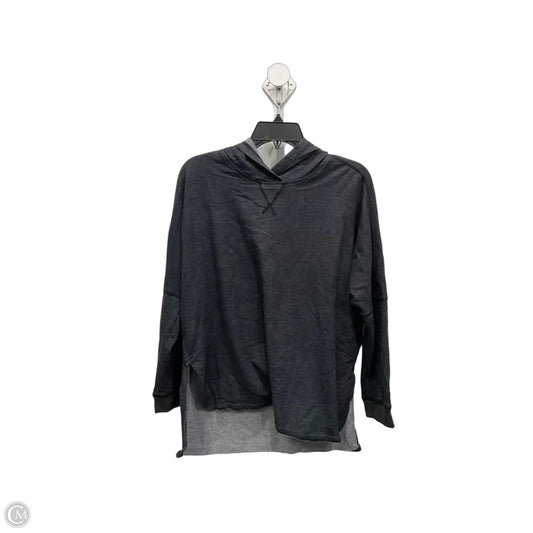 Athletic Top Long Sleeve Hoodie By The North Face In Grey, Size: M
