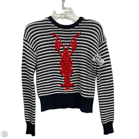 Sweater By Brooks Brothers In Blue Red & White, Size: Xs