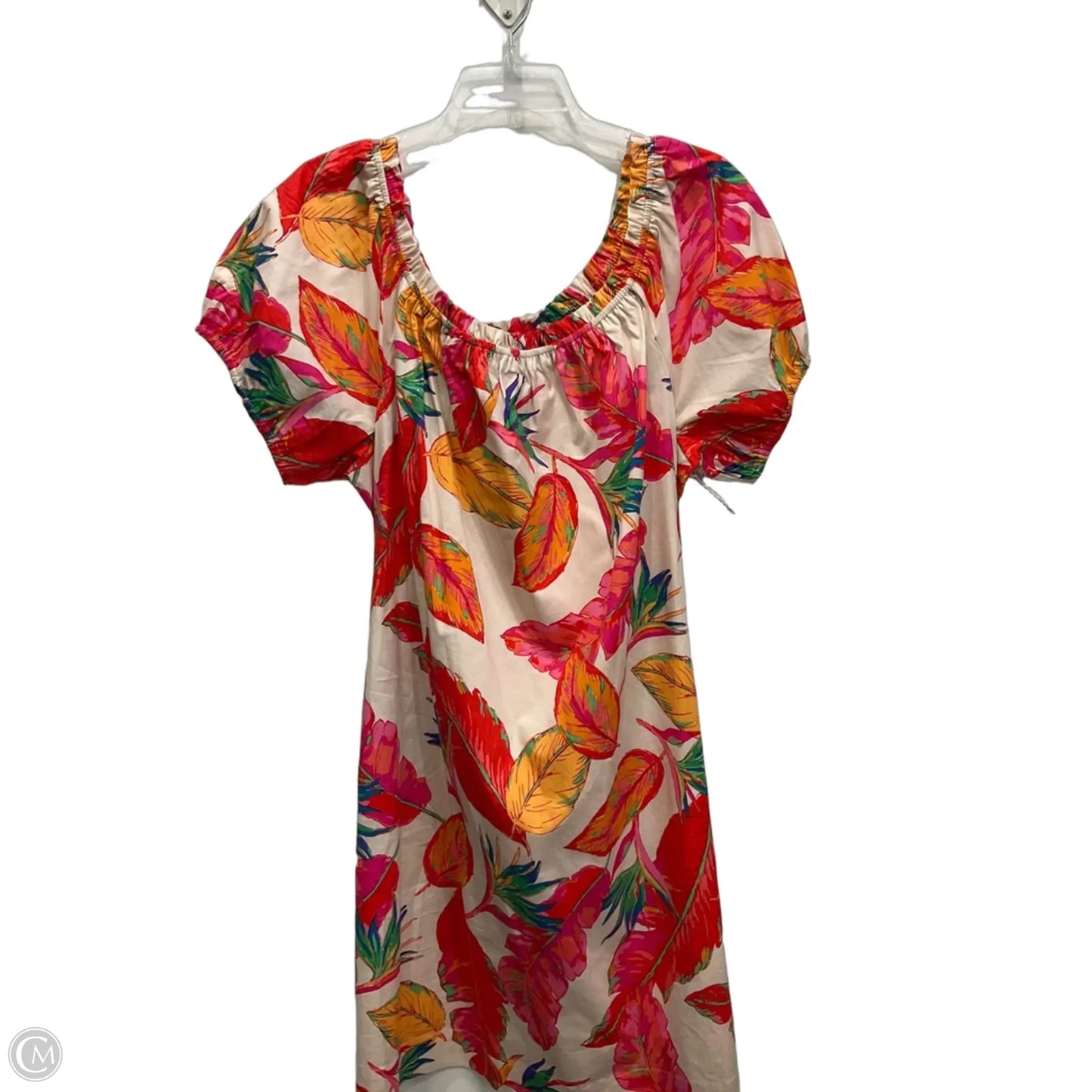 Dress Casual Midi By Nine West In Tropical Print, Size: Xl