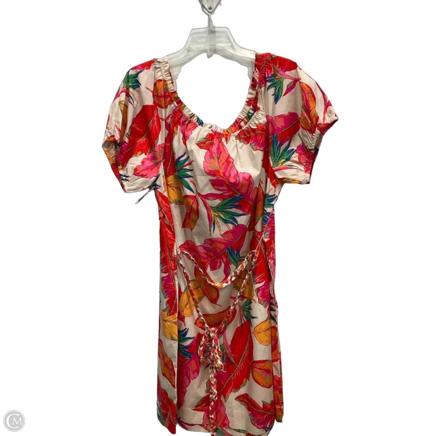 Dress Casual Midi By Nine West In Tropical Print, Size: Xl