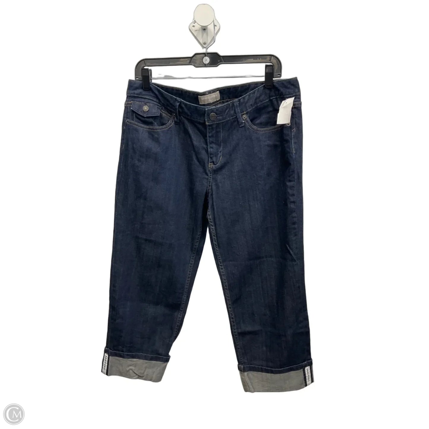 Capris By Banana Republic In Blue Denim, Size: 12