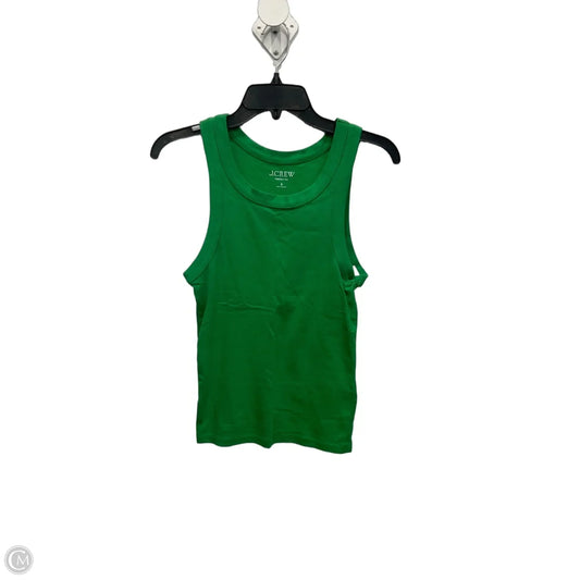 Top Sleeveless Basic By J. Crew In Green, Size: S