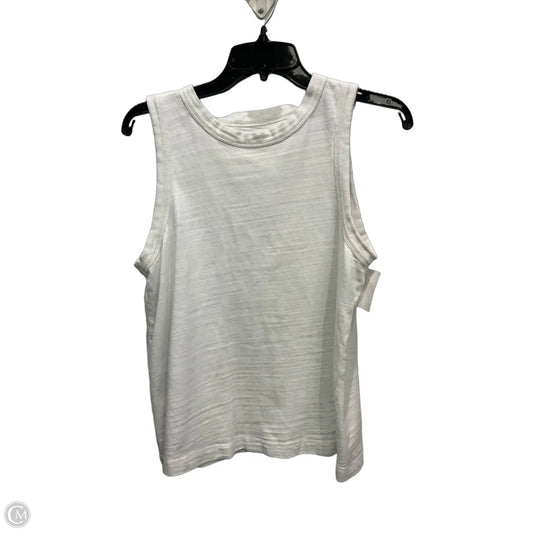 Top Sleeveless Basic By Loft In White, Size: M