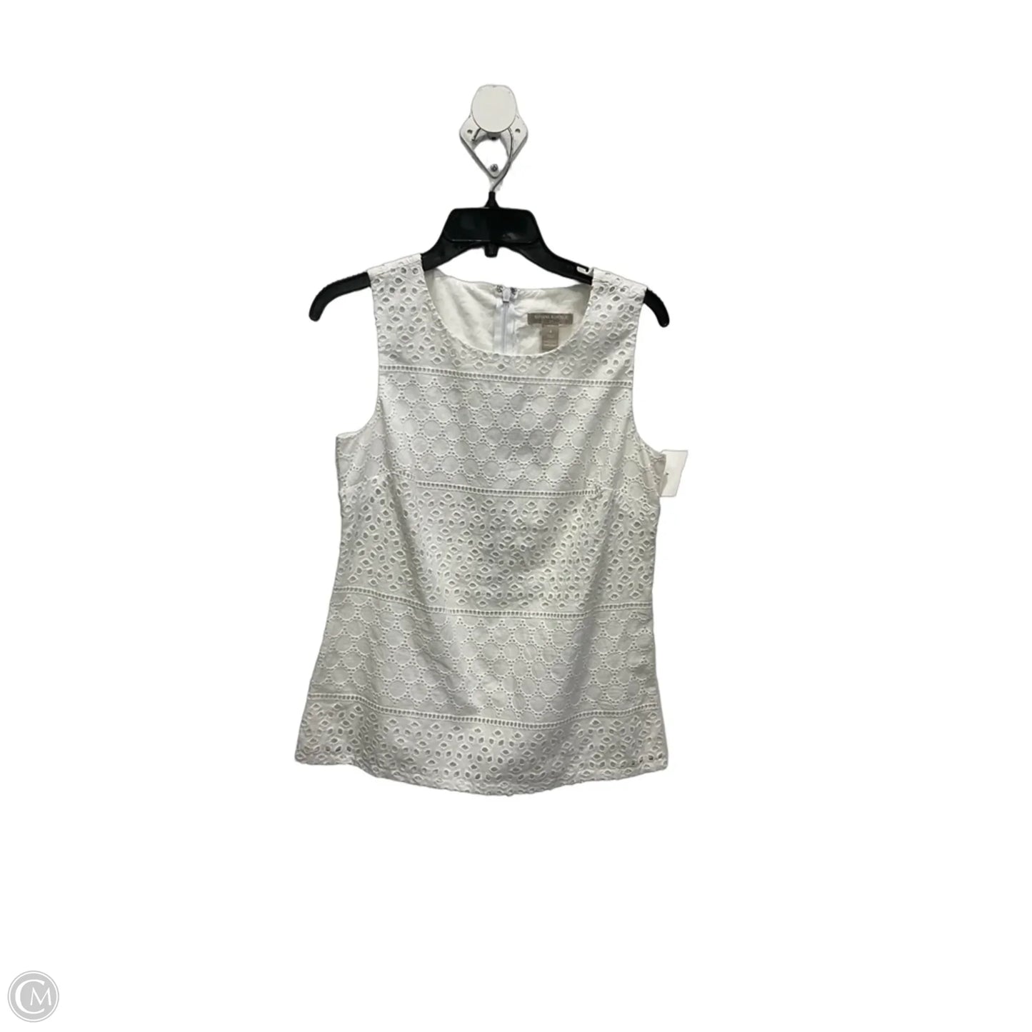 Top Sleeveless Basic By Banana Republic In White, Size: 4p