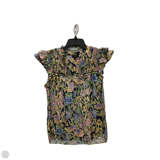 Top Short Sleeve By Current Air In Floral Print, Size: S
