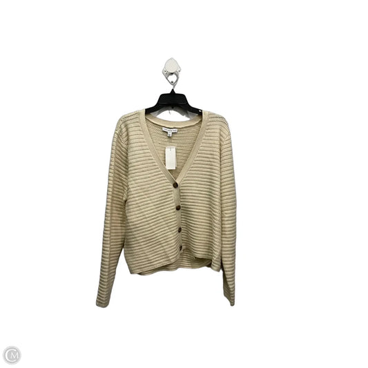 Cardigan By And Now This In Cream, Size: 2x
