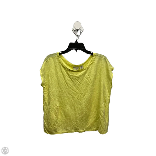 Top Sleeveless Basic By Rachel Zoe In Yellow, Size: S