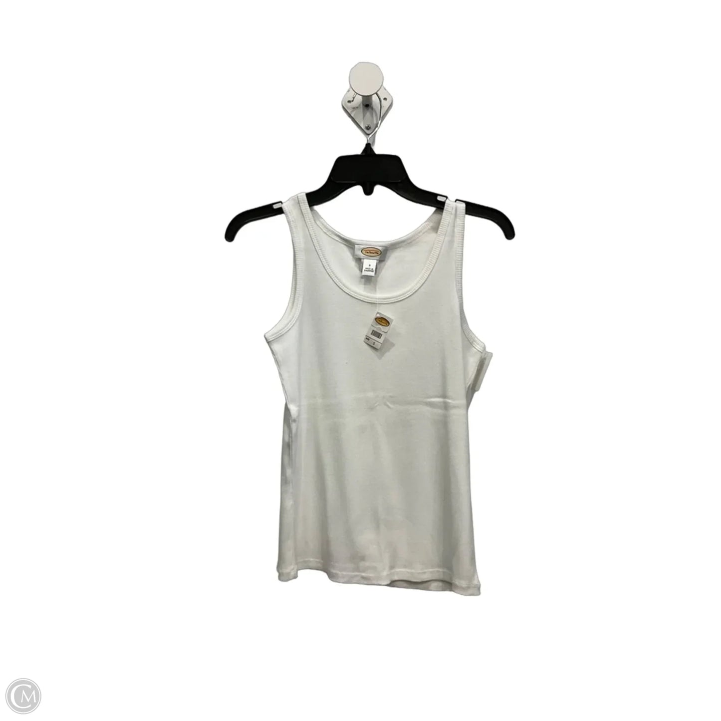 Top Sleeveless Basic By Talbots In White, Size: S