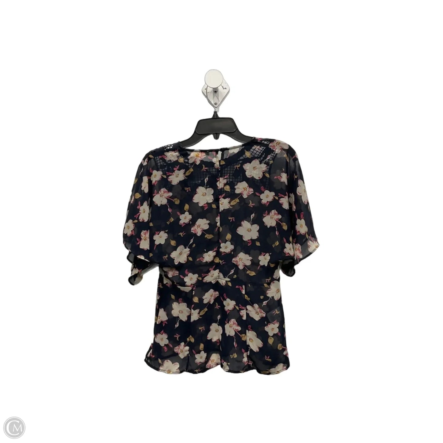 Top Short Sleeve By Meadow Rue In Floral Print, Size: Xs