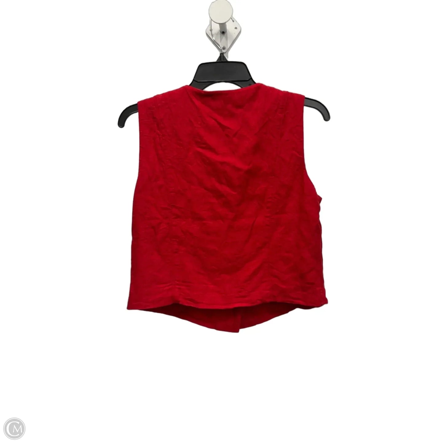 Blouse Sleeveless By Abercrombie And Fitch In Red, Size: M