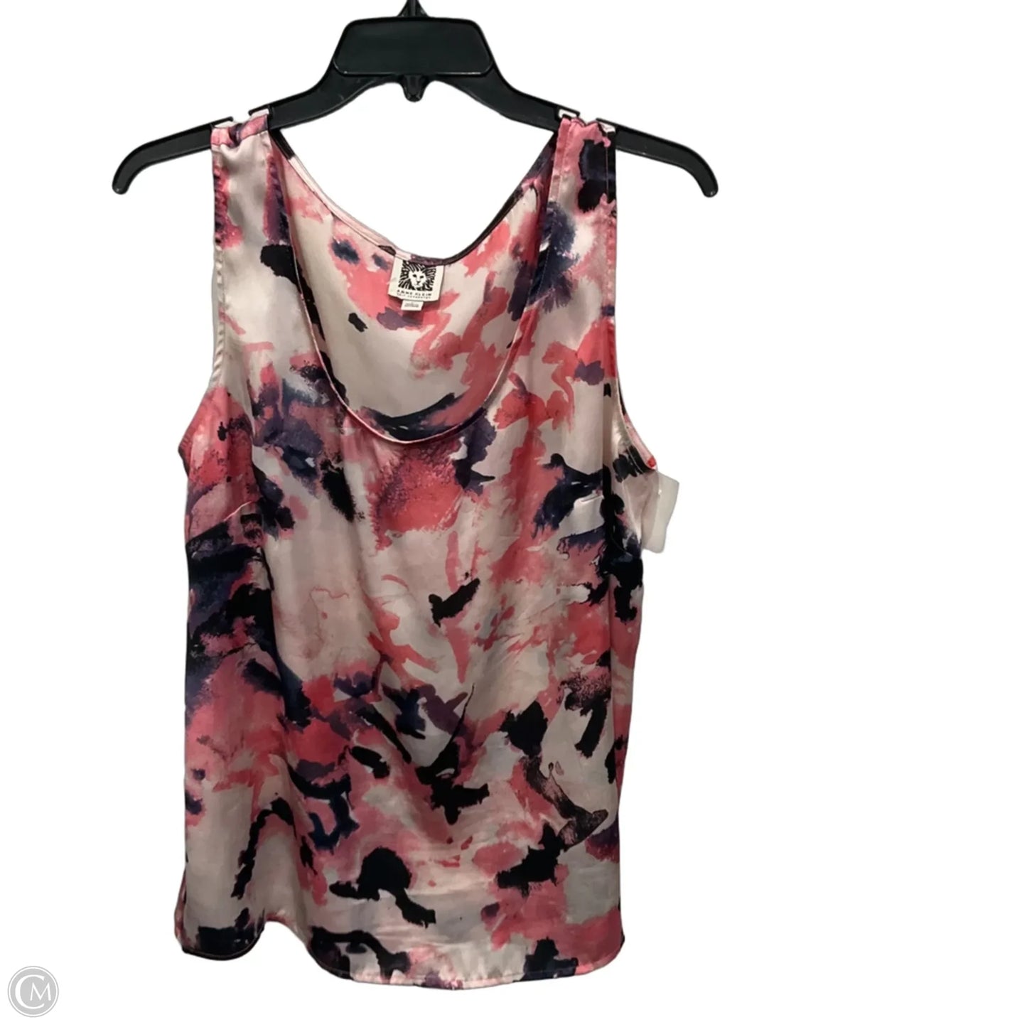 Top Sleeveless By Anne Klein In Pink & Purple, Size: L
