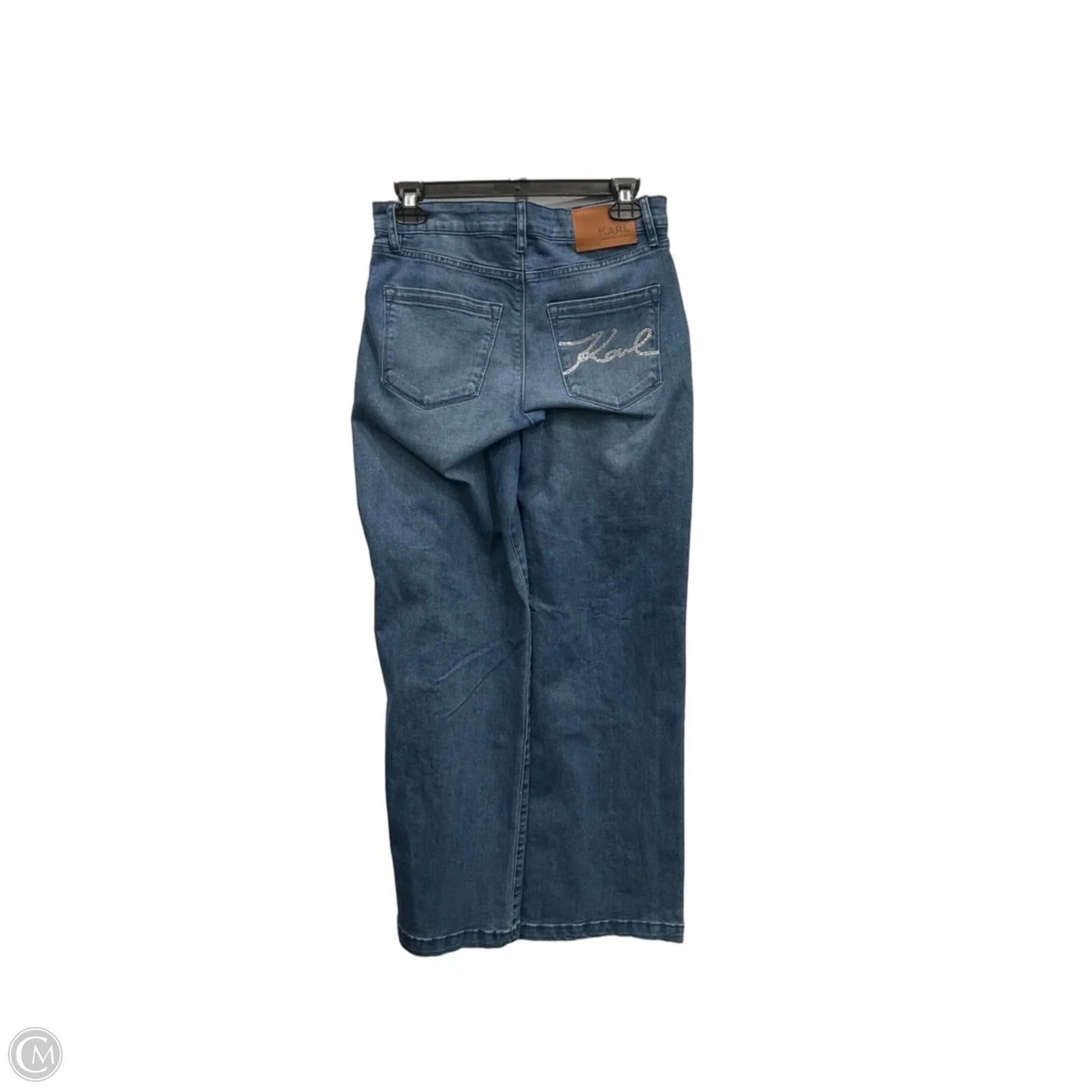 Jeans Designer By Karl Lagerfeld In Blue Denim, Size: 2