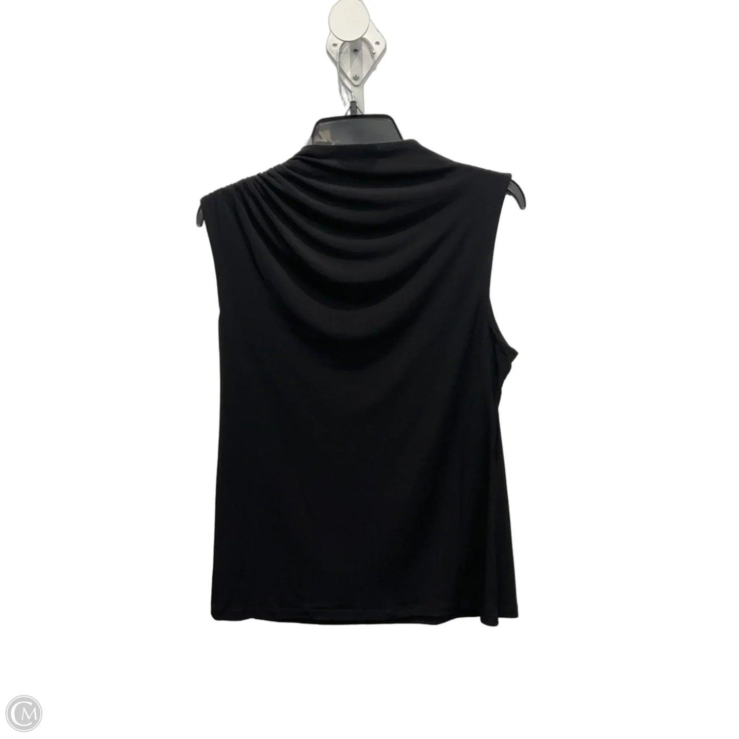 Top Sleeveless By Tahari In Black, Size: M