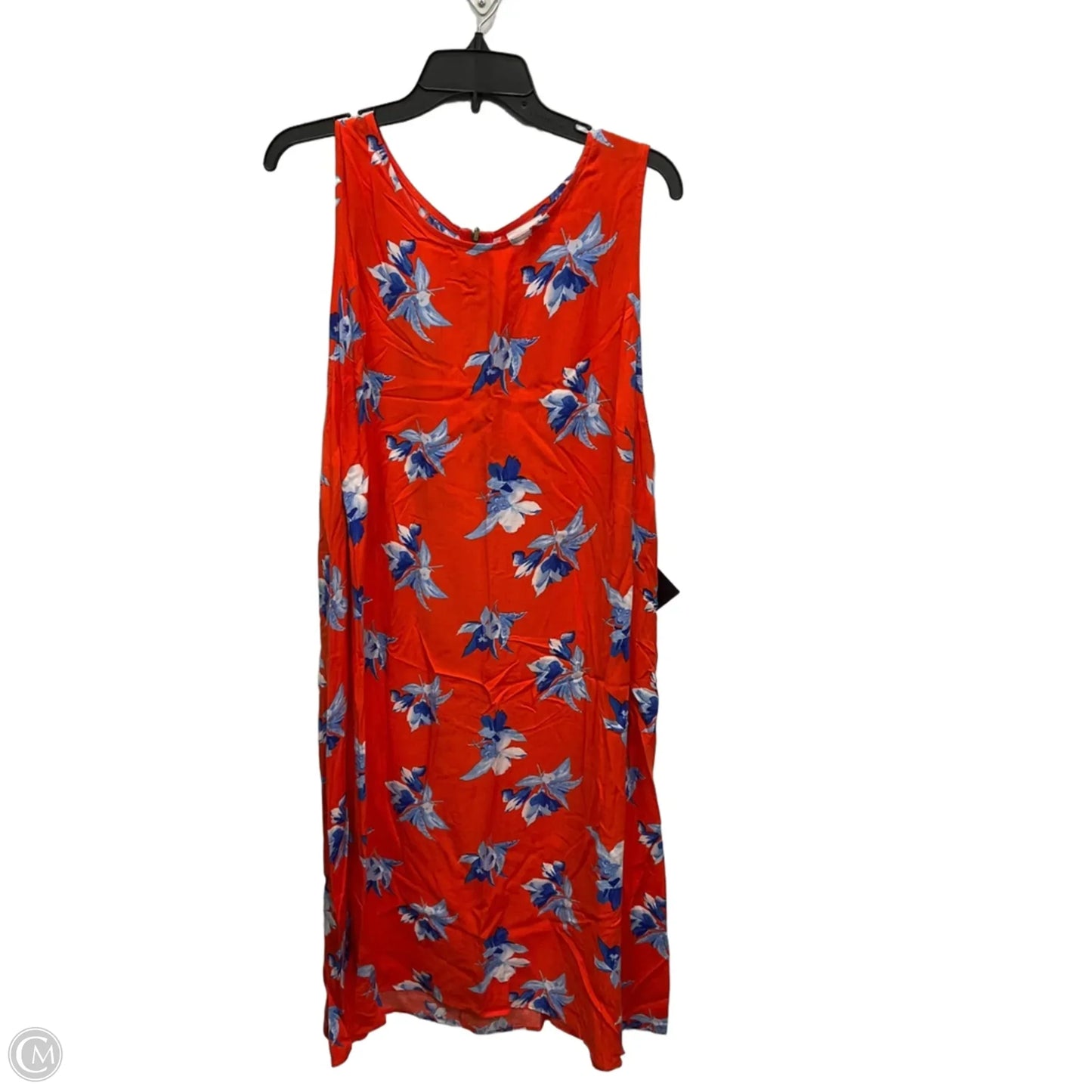 Dress Casual Midi By Ava & Viv In Orange, Size: 2x