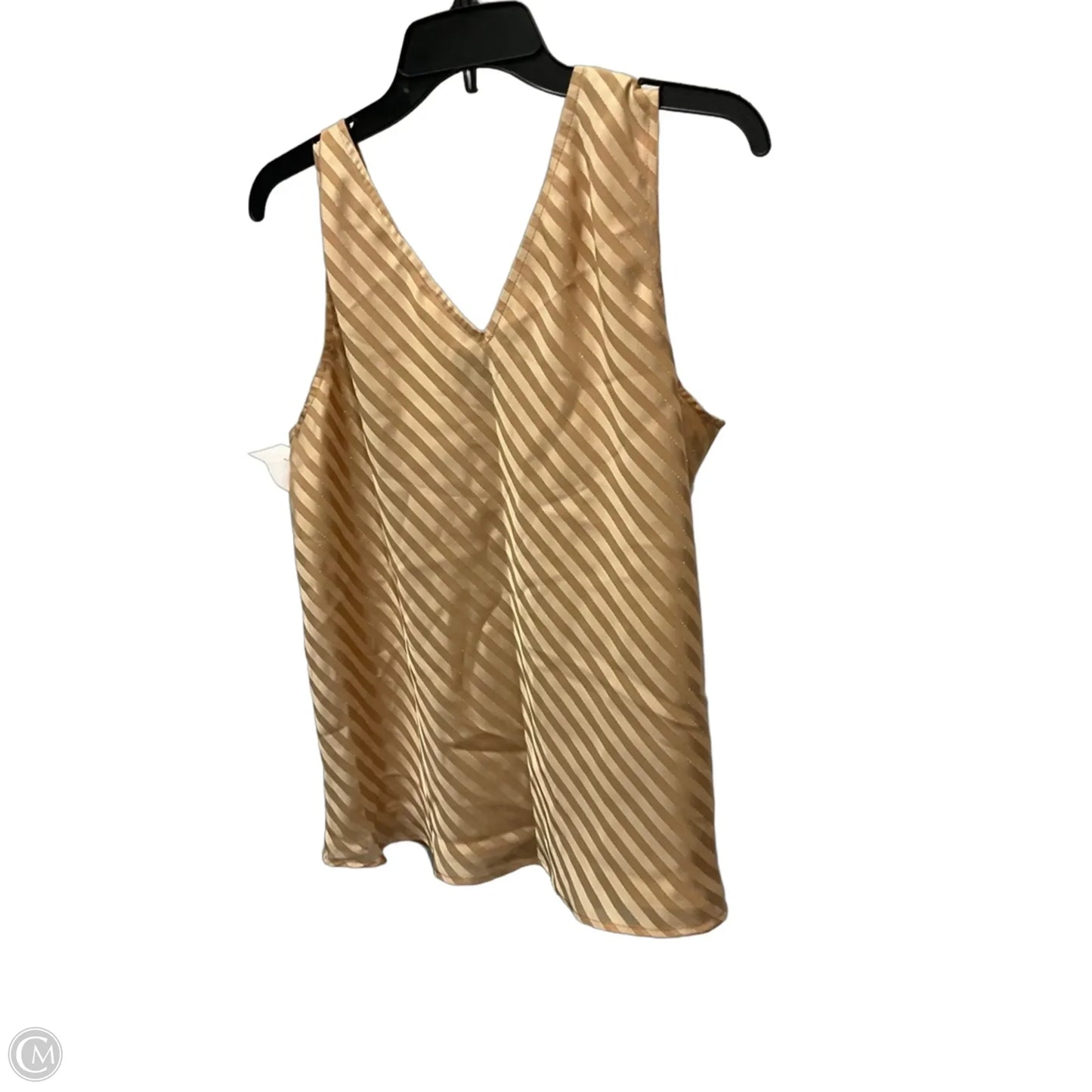 Top Sleeveless Luxury Designer By Jordan In Tan, Size: Xl