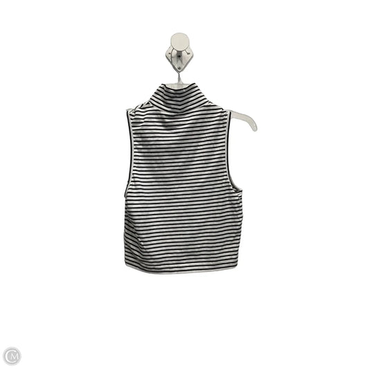 Top Sleeveless By Express In Striped Pattern, Size: M