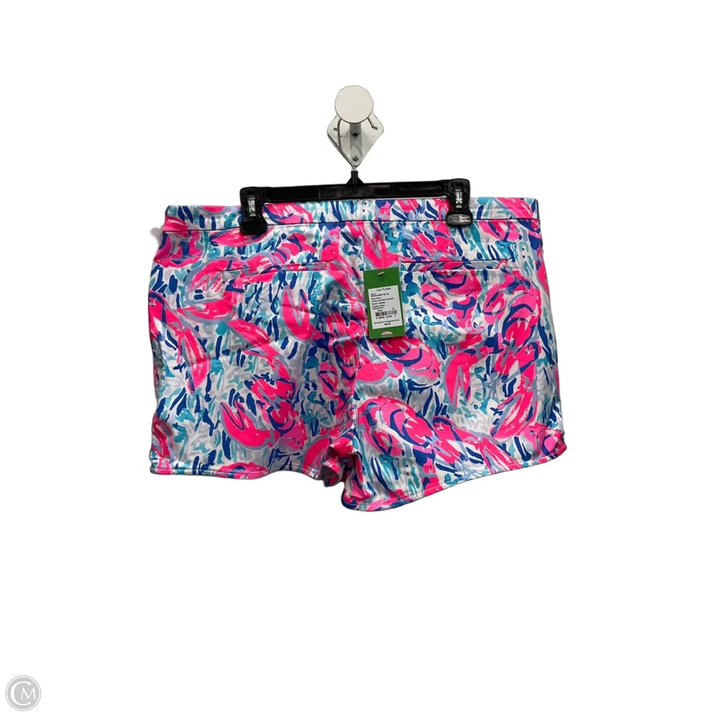 Shorts Designer By Lilly Pulitzer In Blue & Pink, Size: 16