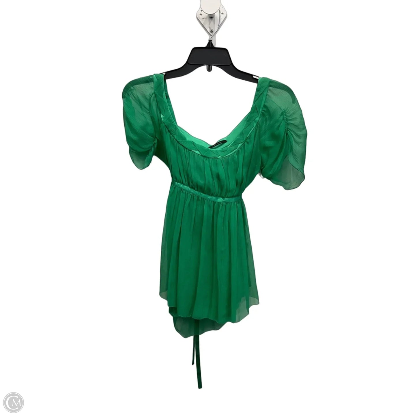 Top Short Sleeve By Elie Tahari In Green, Size: M