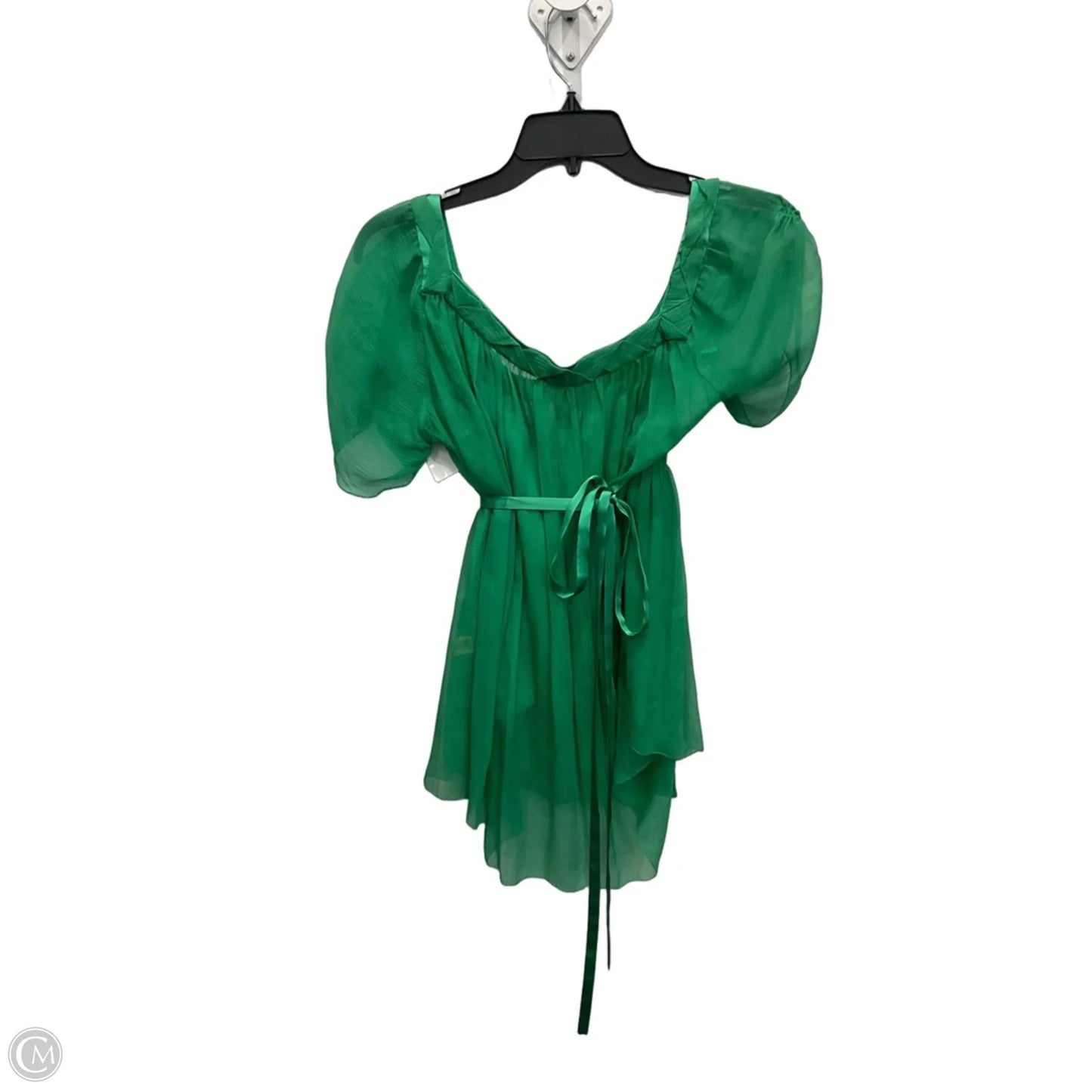 Top Short Sleeve By Elie Tahari In Green, Size: M