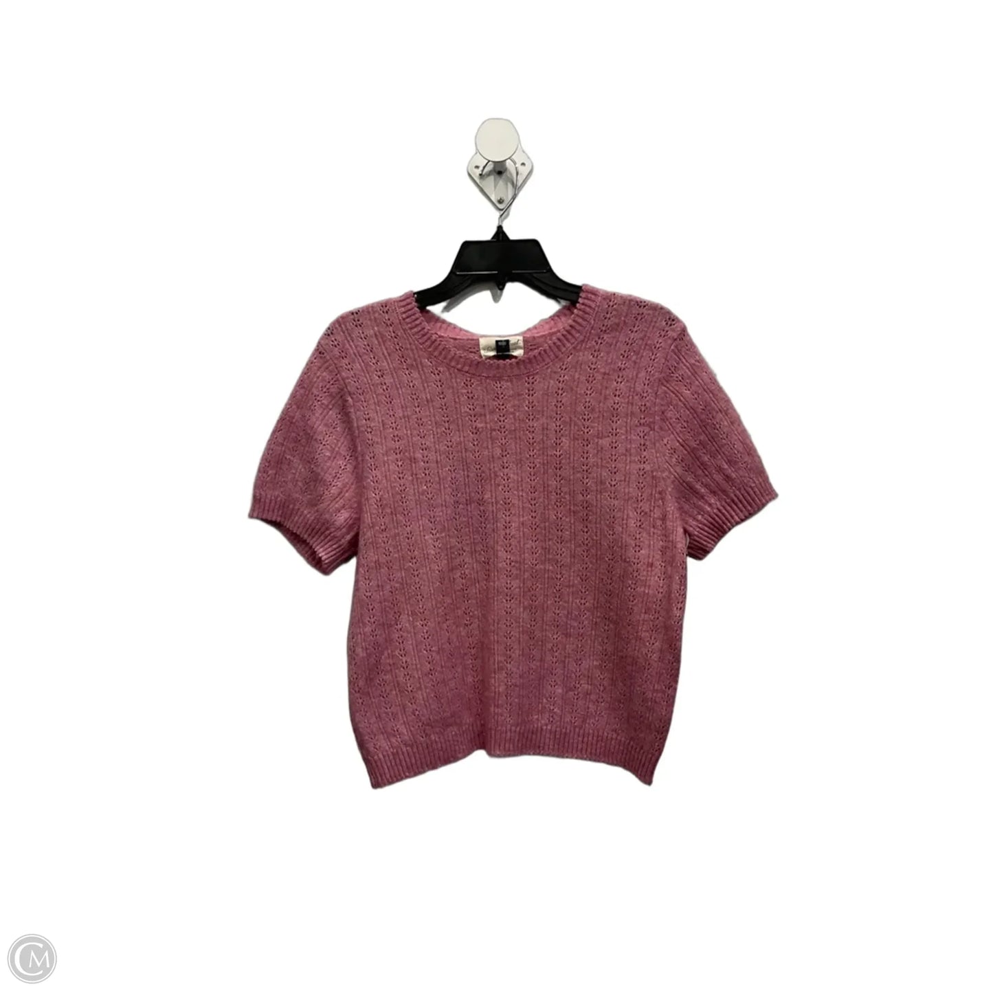 Top Short Sleeve By Universal Thread In Pink, Size: L