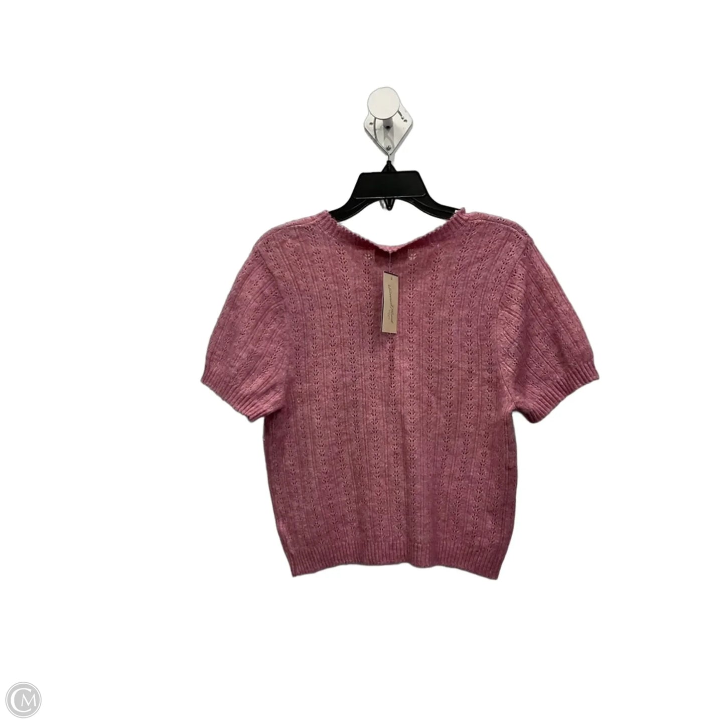 Top Short Sleeve By Universal Thread In Pink, Size: L