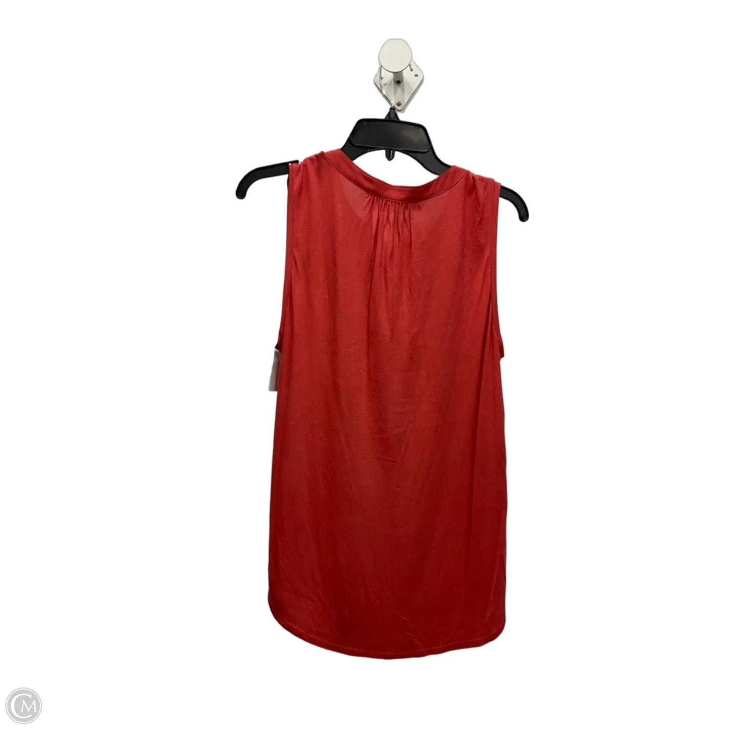 Top Sleeveless By Loft In Orange, Size: L