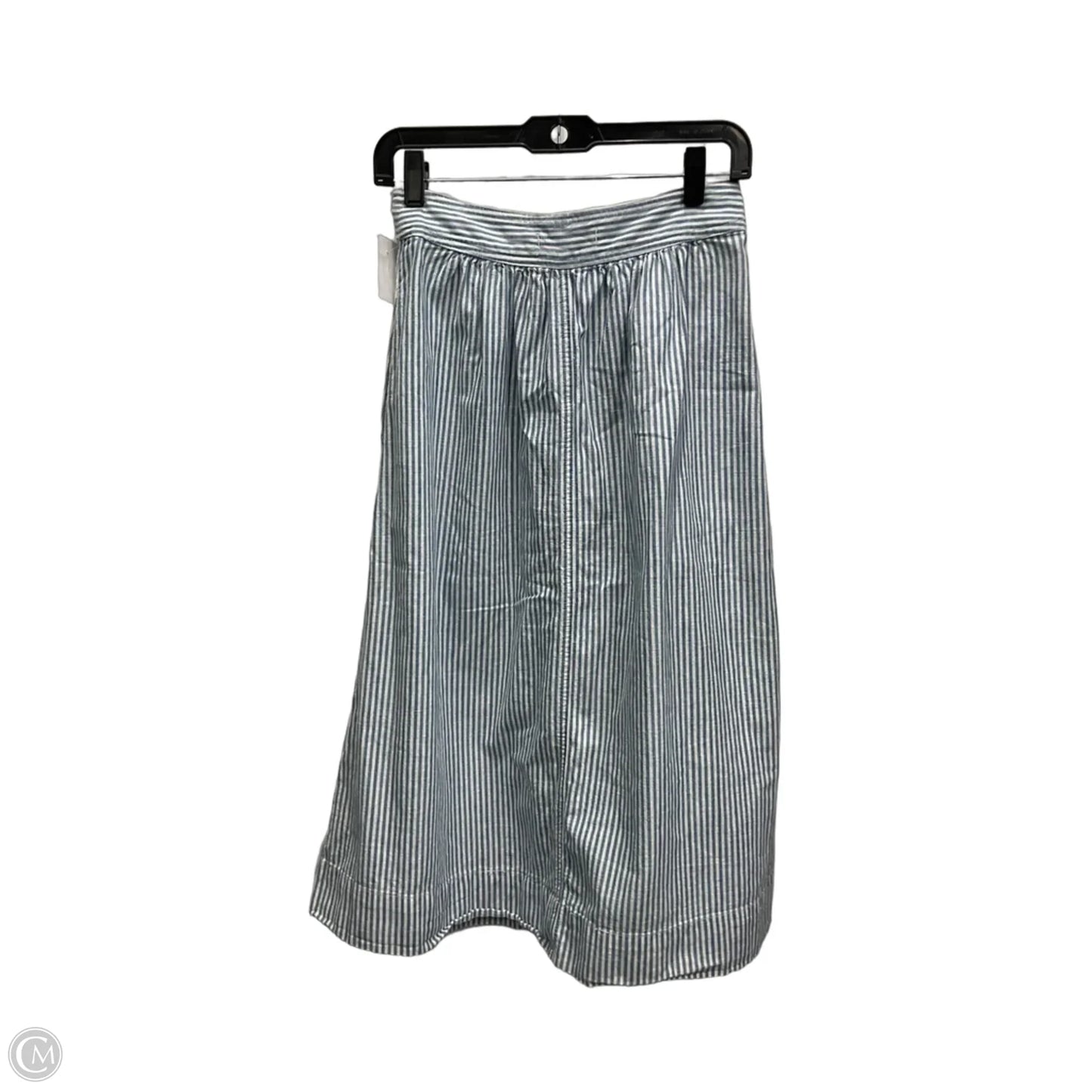 Skirt Midi By Madewell In Striped Pattern, Size: 0