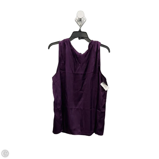 Top Sleeveless By Clothes Mentor In Purple, Size: Xl